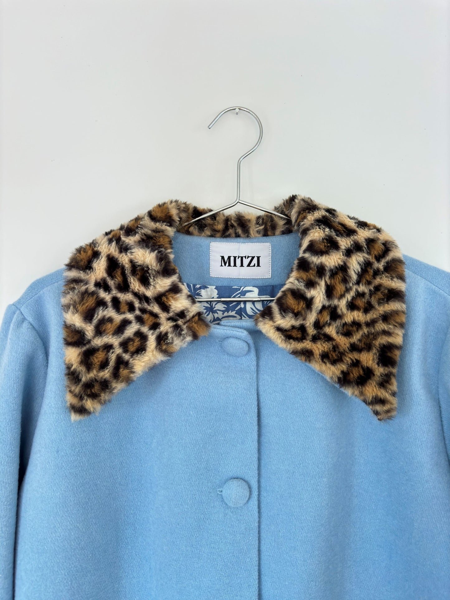 WOOL COAT BLUE