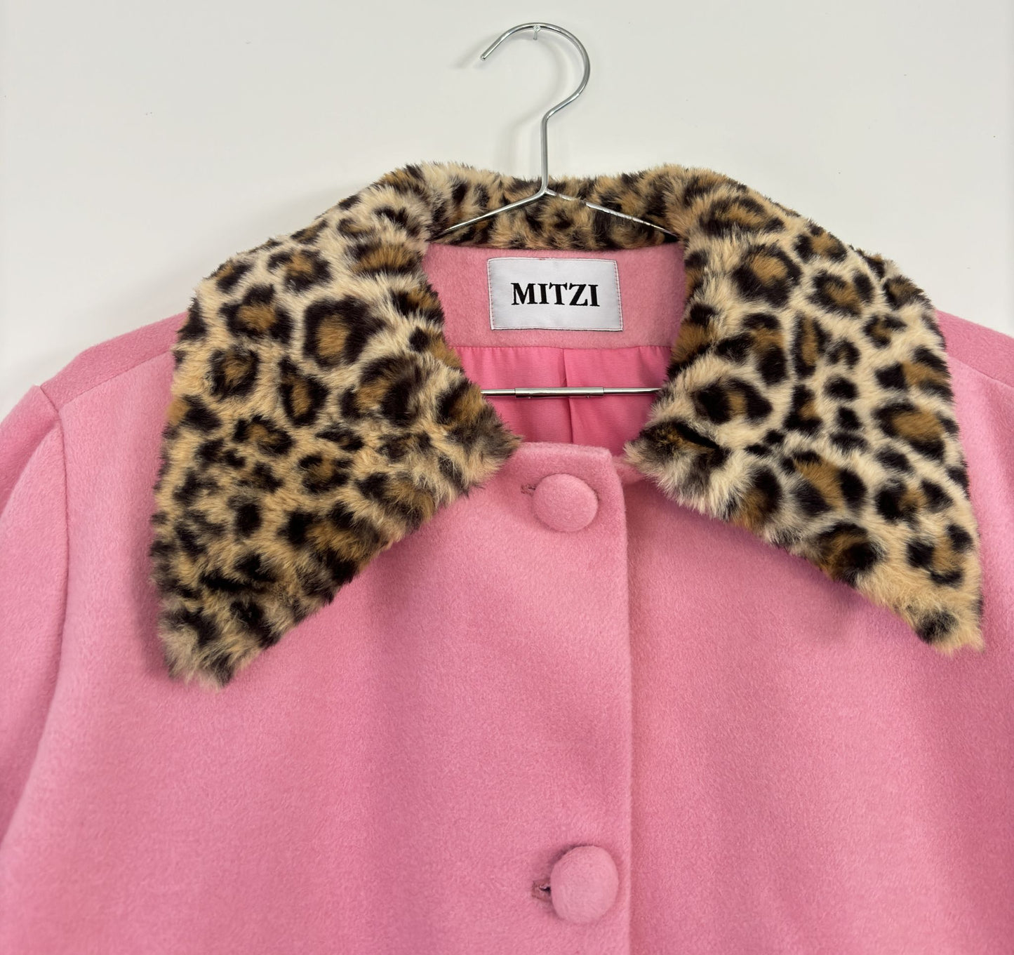 WOOL COAT PINK
