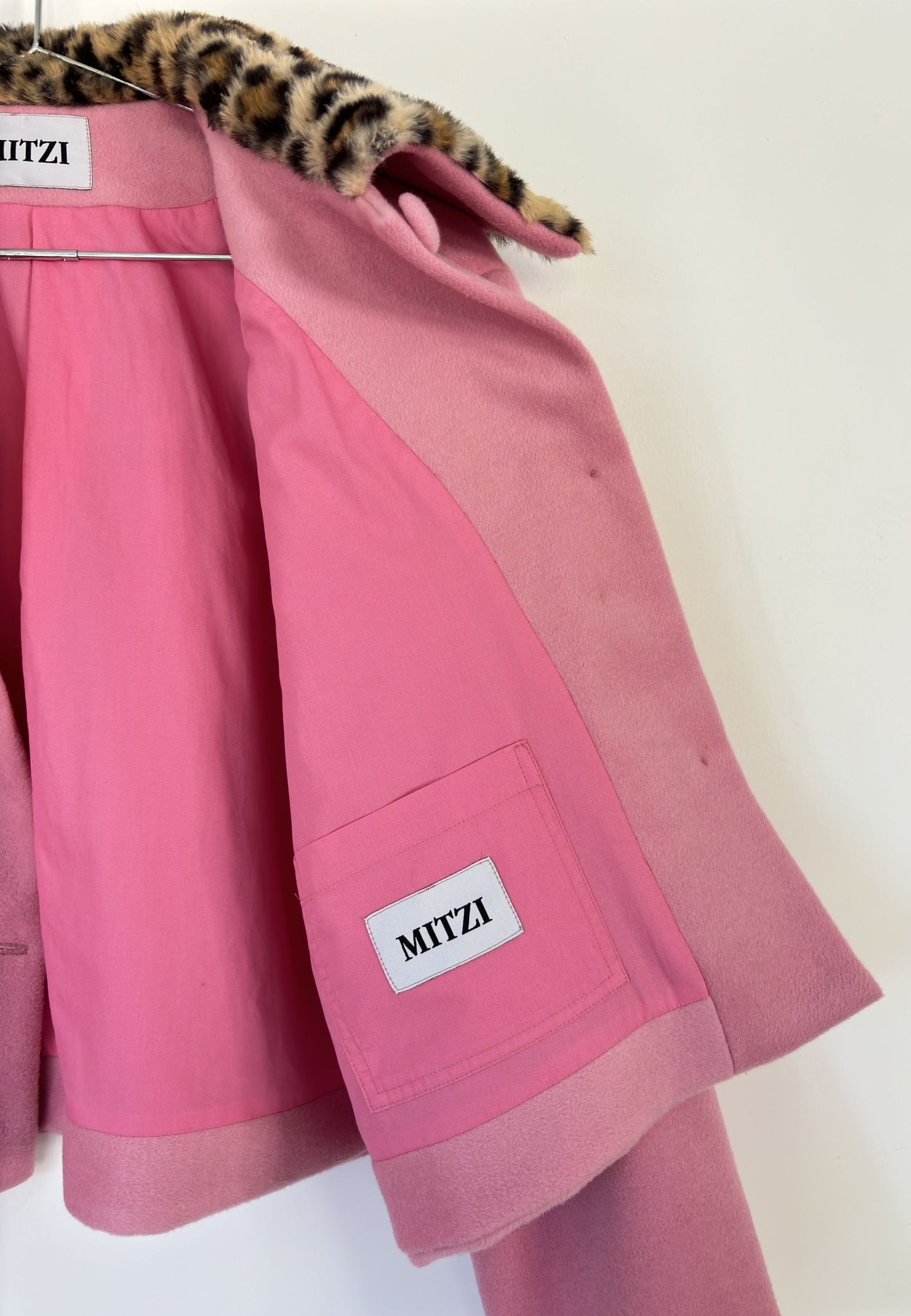 WOOL COAT PINK