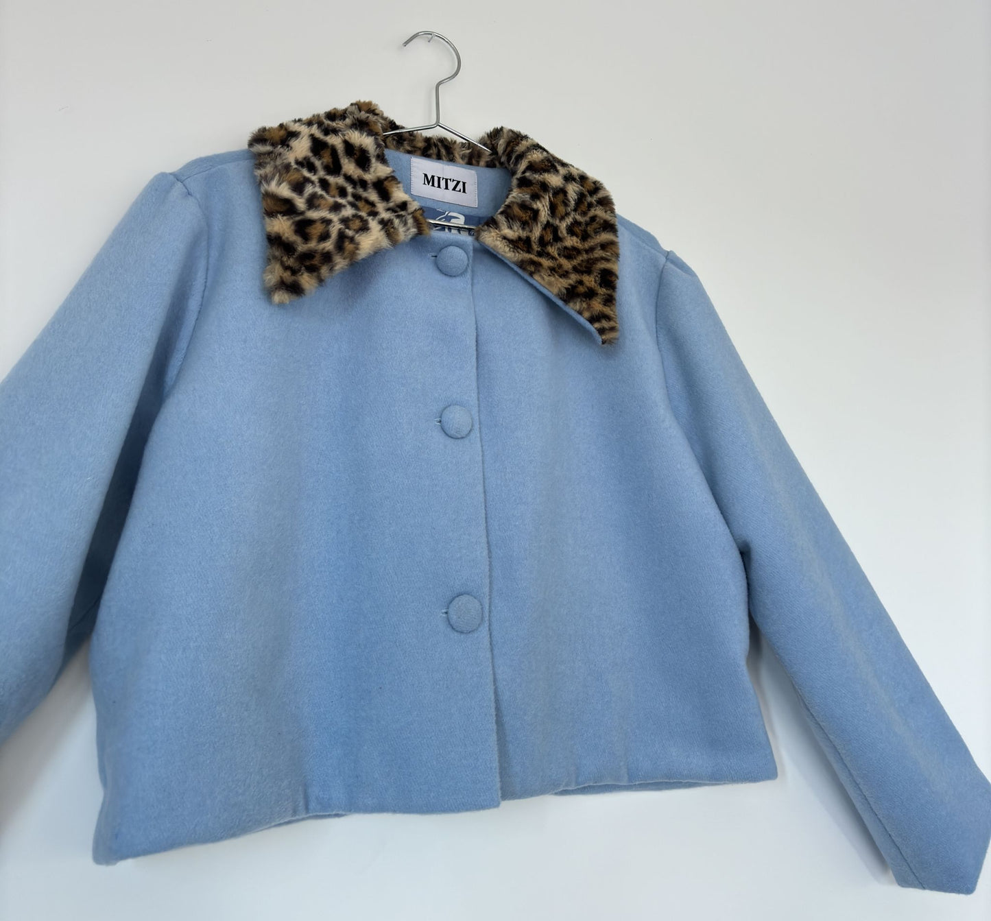 WOOL COAT BLUE