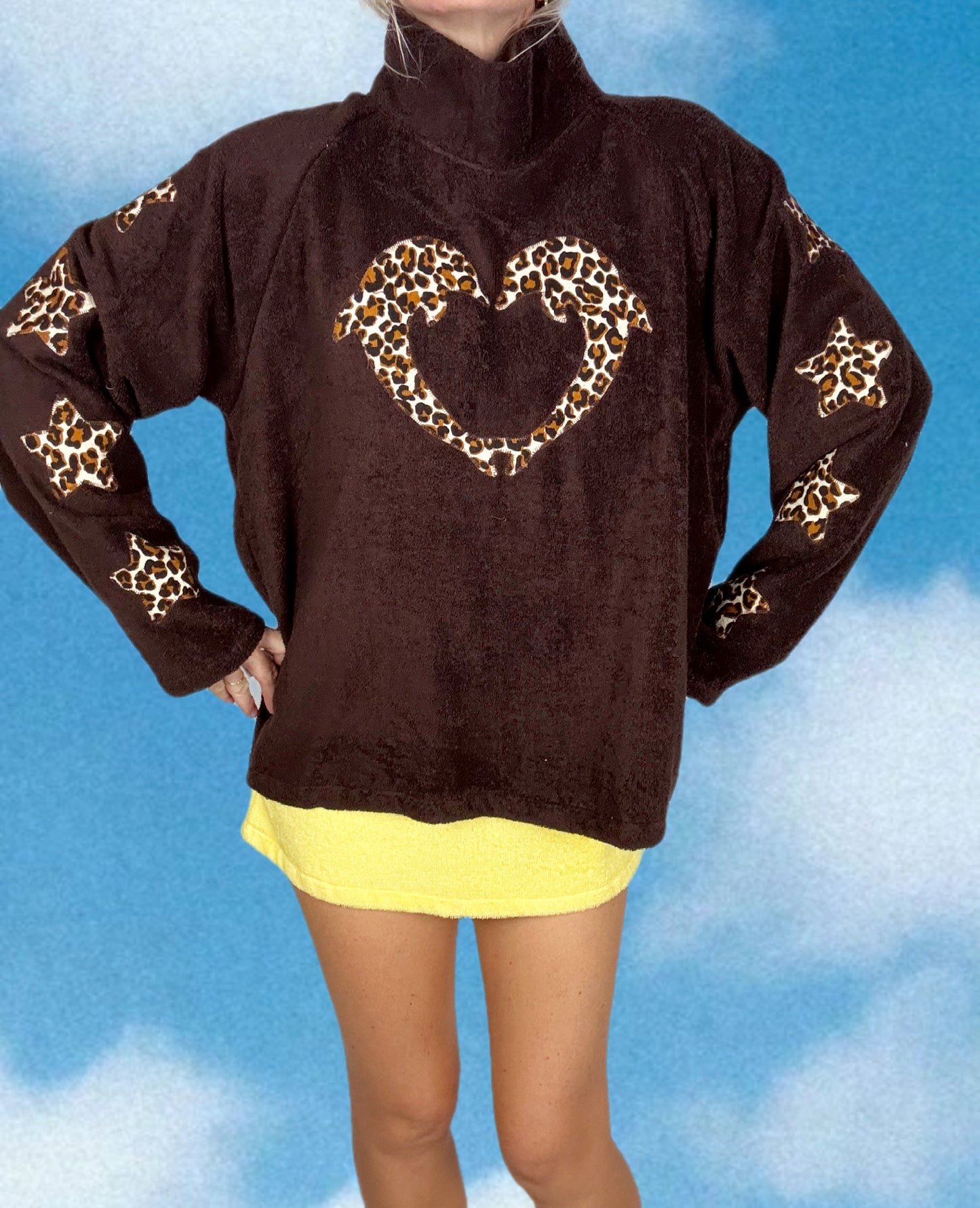 TERRY TOWELLING DOLPHIN JUMPER