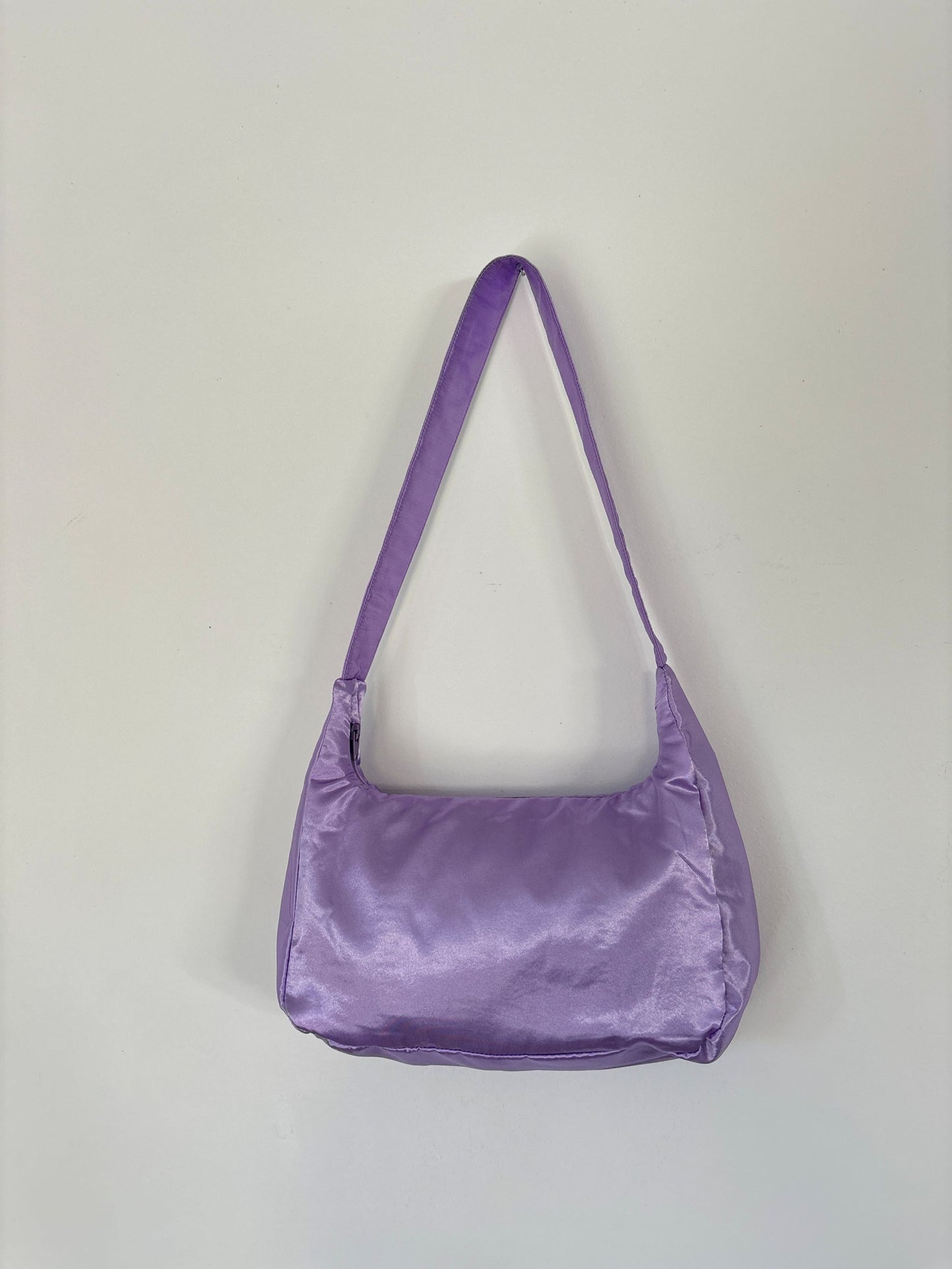 BEDAZZLED SATIN SHOULDER BAG