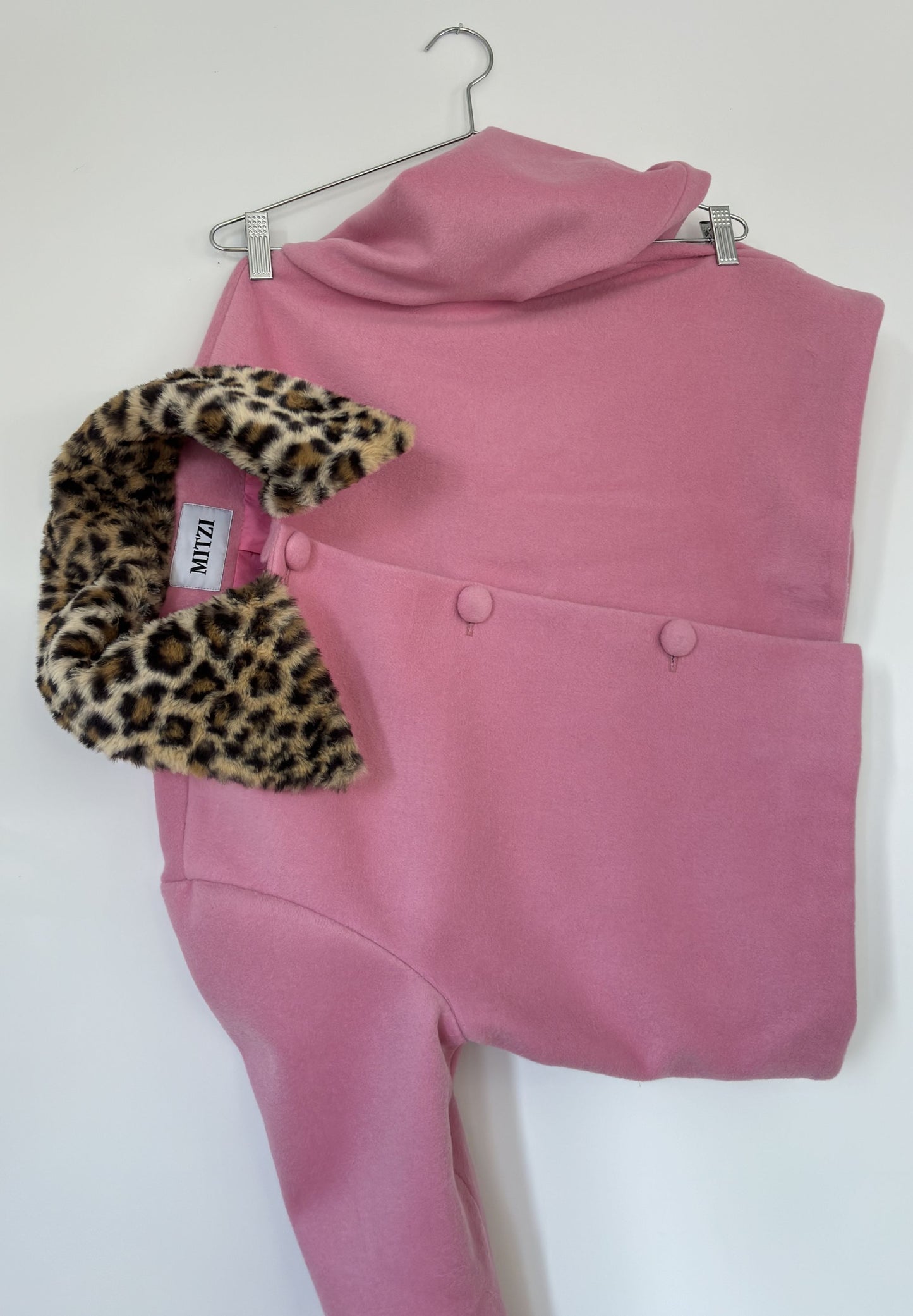 WOOL COAT PINK